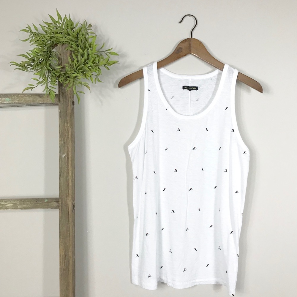 Rag & Bone | Toucan Bird Pattern Muscle Tank